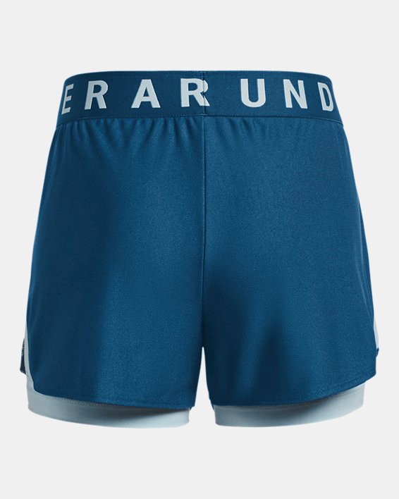Damen UA Play Up 2-in-1-Shorts, Blue, pdpMainDesktop image number 5